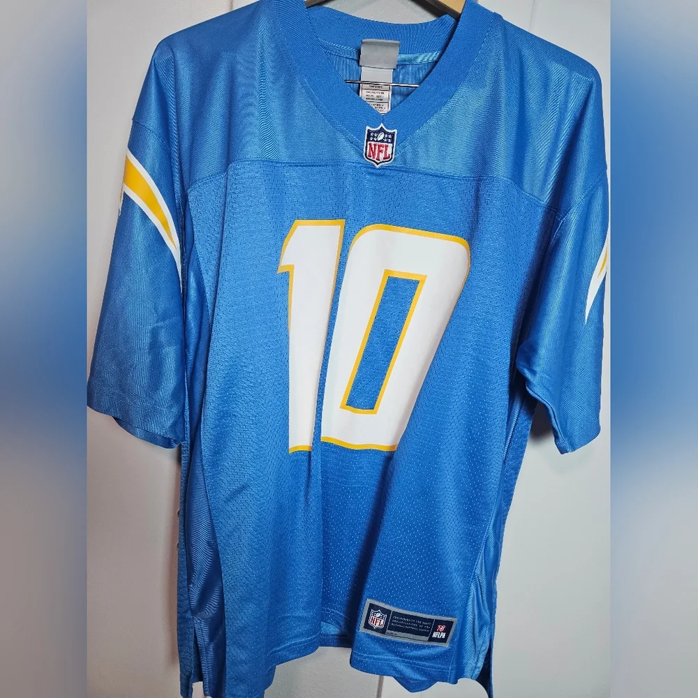 NFL Pro Line Justin Herbert Los Angeles Chargers Powder Blue Jersev L/G